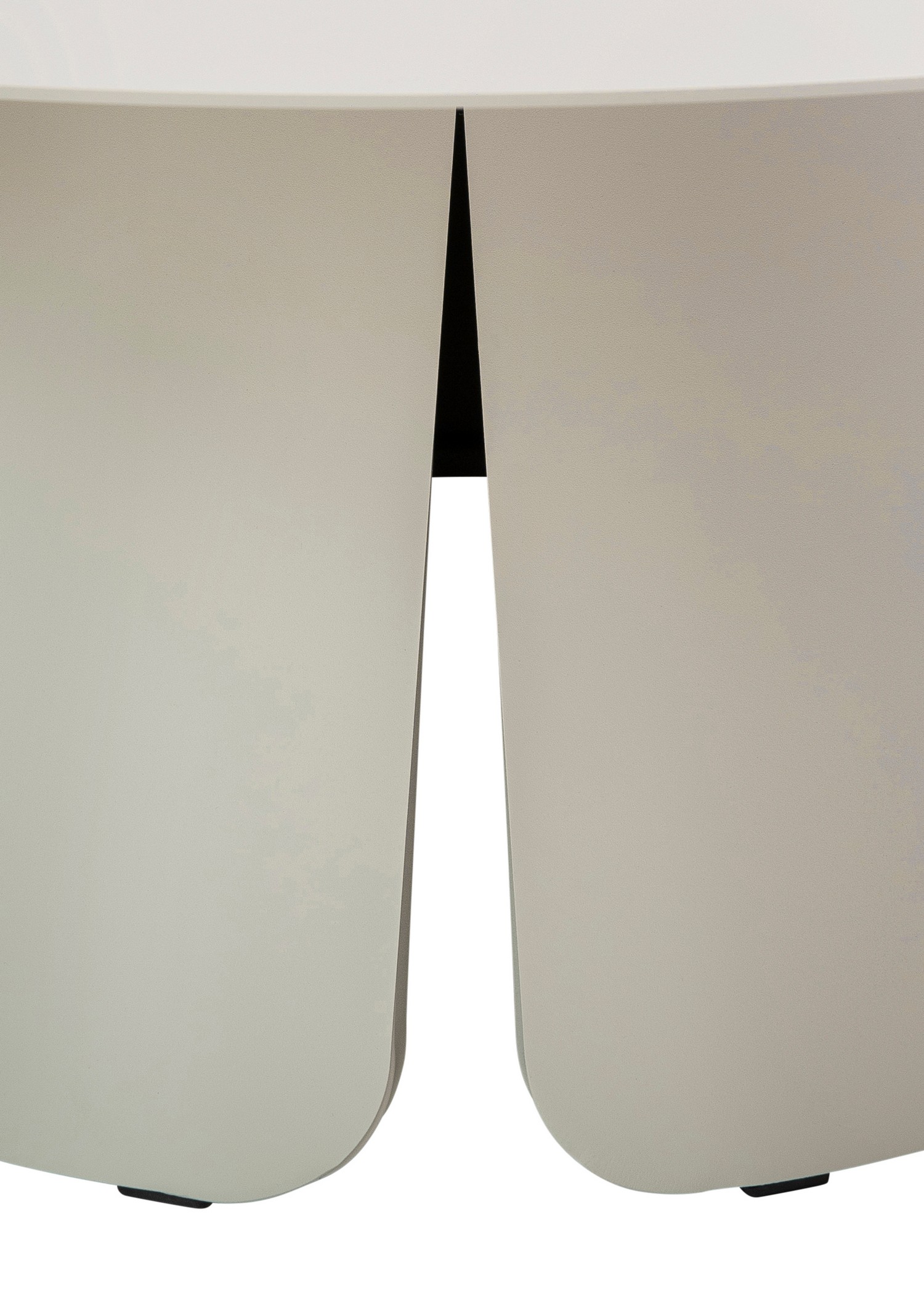 Qopps Okios koffie tafel 90 cm rond Latte light
