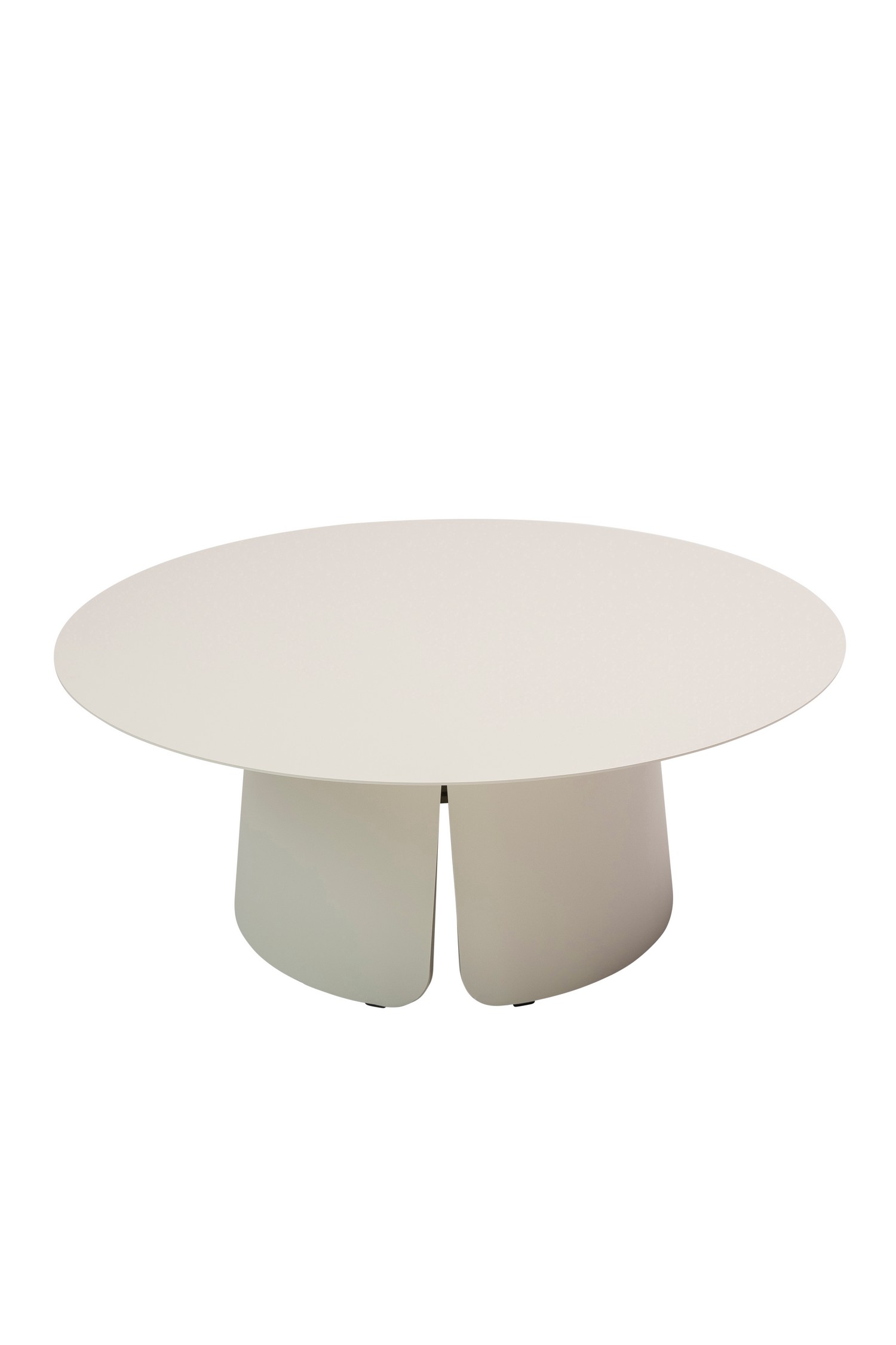 Qopps Okios koffie tafel 90 cm rond Latte light