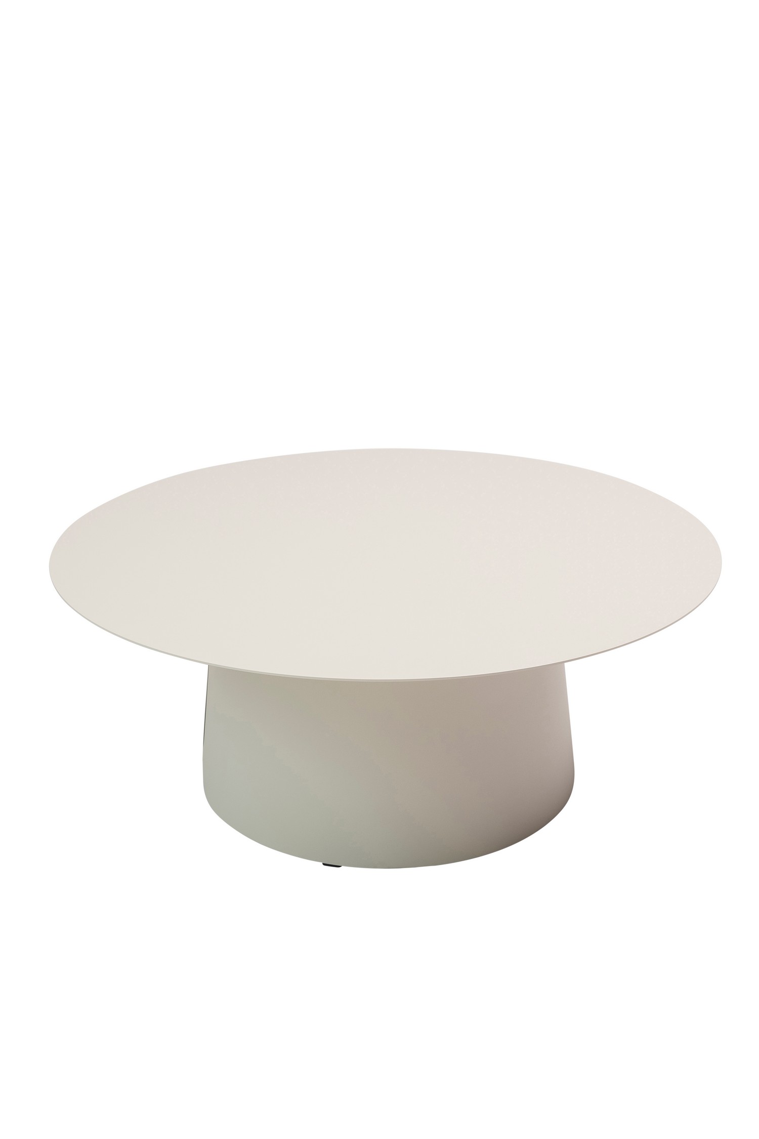Qopps Okios koffie tafel 90 cm rond Latte light