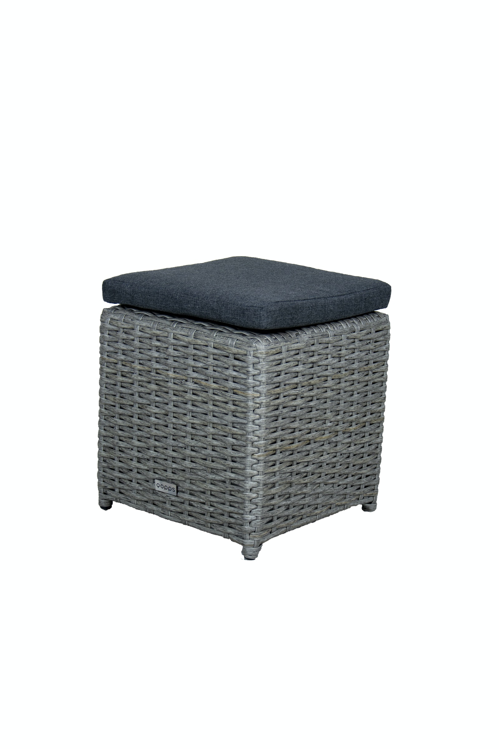 Qopps Aruba bijzetkrukje licht Grijs de luxe