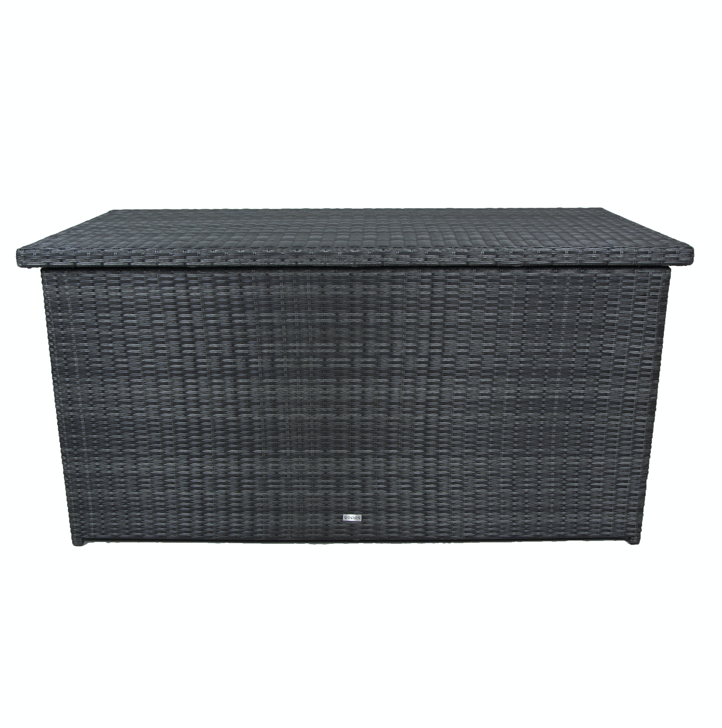Qopps Kussen kist Antraciet
